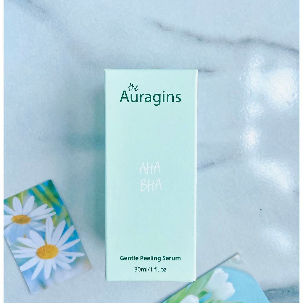 Tinh Chất The Auragins 7.5% AHA + 0.5% BHA Gentle Peeling Serum Tẩy Tế Bào Chết  30ml