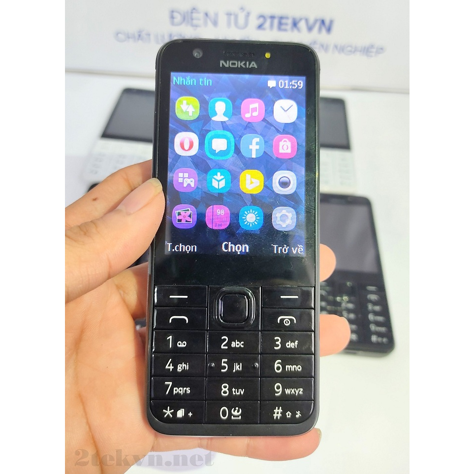 Điện thoại 2 SIM cho người già Nokia 230 CHỮ TO - LOA TO - PIN TRÂU bảo hành 12 tháng