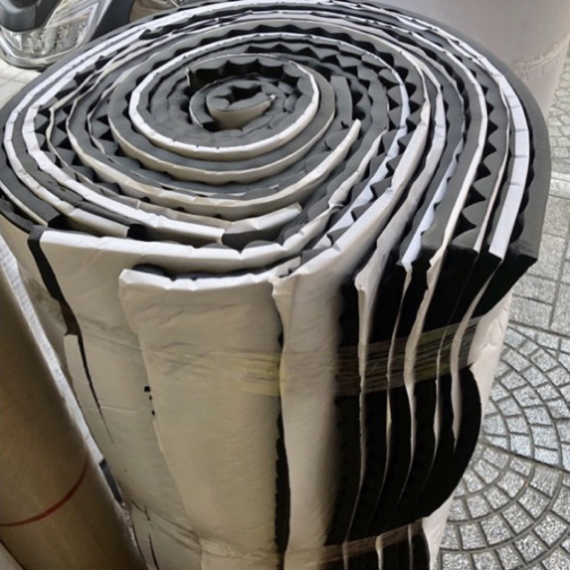 Mút trứng tiêu âm , cách nhiệt chống cháy có keo dán dày25mm xe hơi phòng thu âm