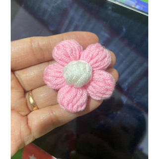 Hoa len, len sợi, hoa len handmade