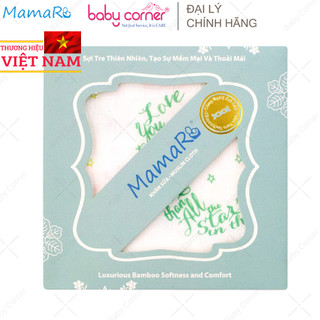 [NSX: 1/8/2023] Hộp 10 Khăn Sữa Premium Mamaru 30 x 30cm Cho Bé - Họa Tiết Ngẫu Nhiên