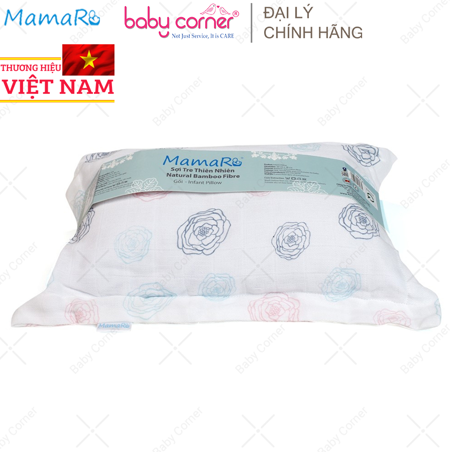 Gối Nằm Mamaru 30 x 38cm Cho Bé - Họa Tiết Ngẫu Nhiên