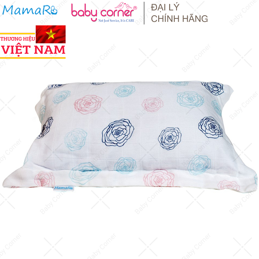Gối Nằm Mamaru 30 x 38cm Cho Bé - Họa Tiết Ngẫu Nhiên