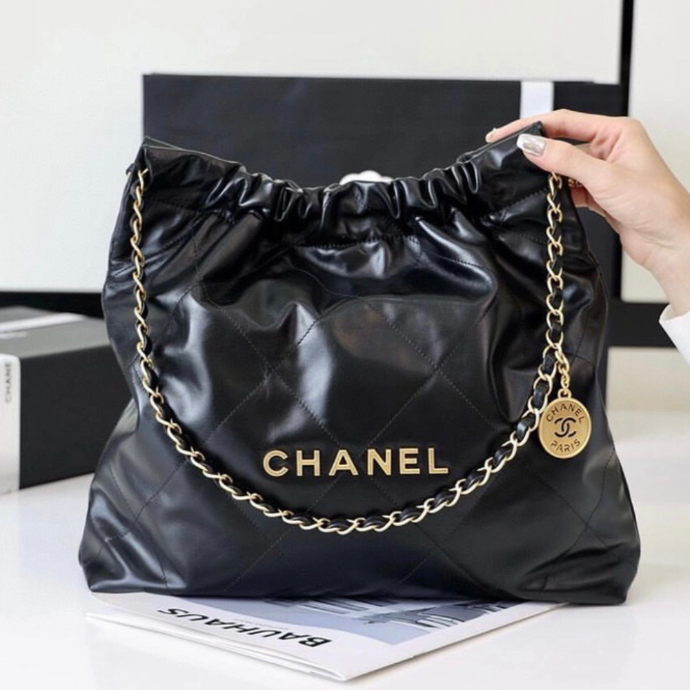 Túi Xách Nữ Chane Shopping, Size 38, Chất Liệu Da Cừu Tấm, Phụ Kiện Chuẩn Auth,Full Bill Box, Bảo Hành 12 Tháng