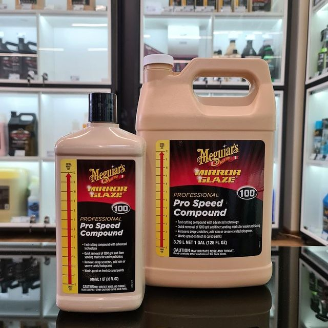 [CHAI NHỎ] Xi đánh bóng bước 1 - Meguiar's Pro Speed Compound 375 ML