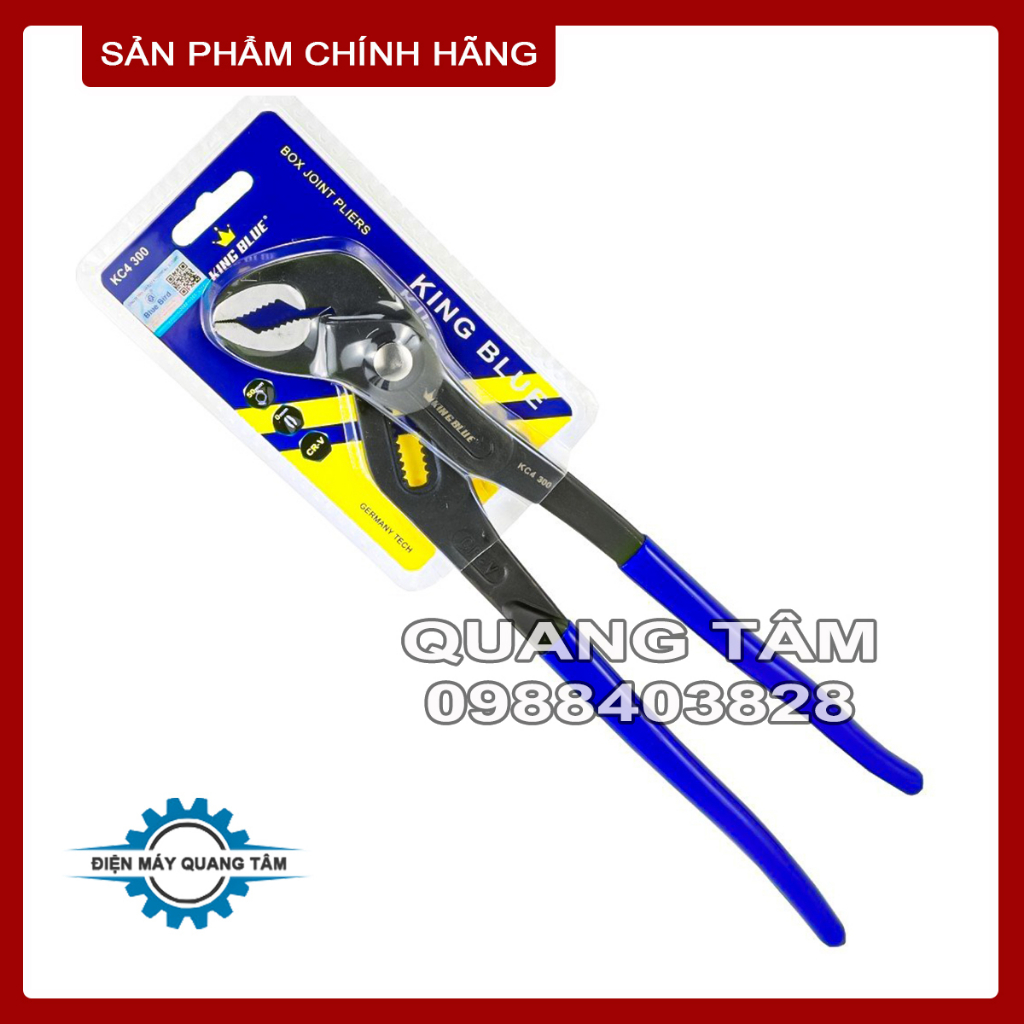 Kìm Mỏ Quạ 10 - 12 inch Kingblue KC4-250 và KC4-300 [Chính Hãng]