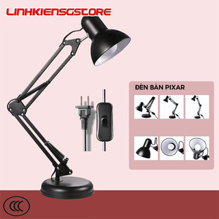 Đèn để bàn pixar , decor đế tròn tặng kèm kẹp bàn màu sắc đa dạng ]