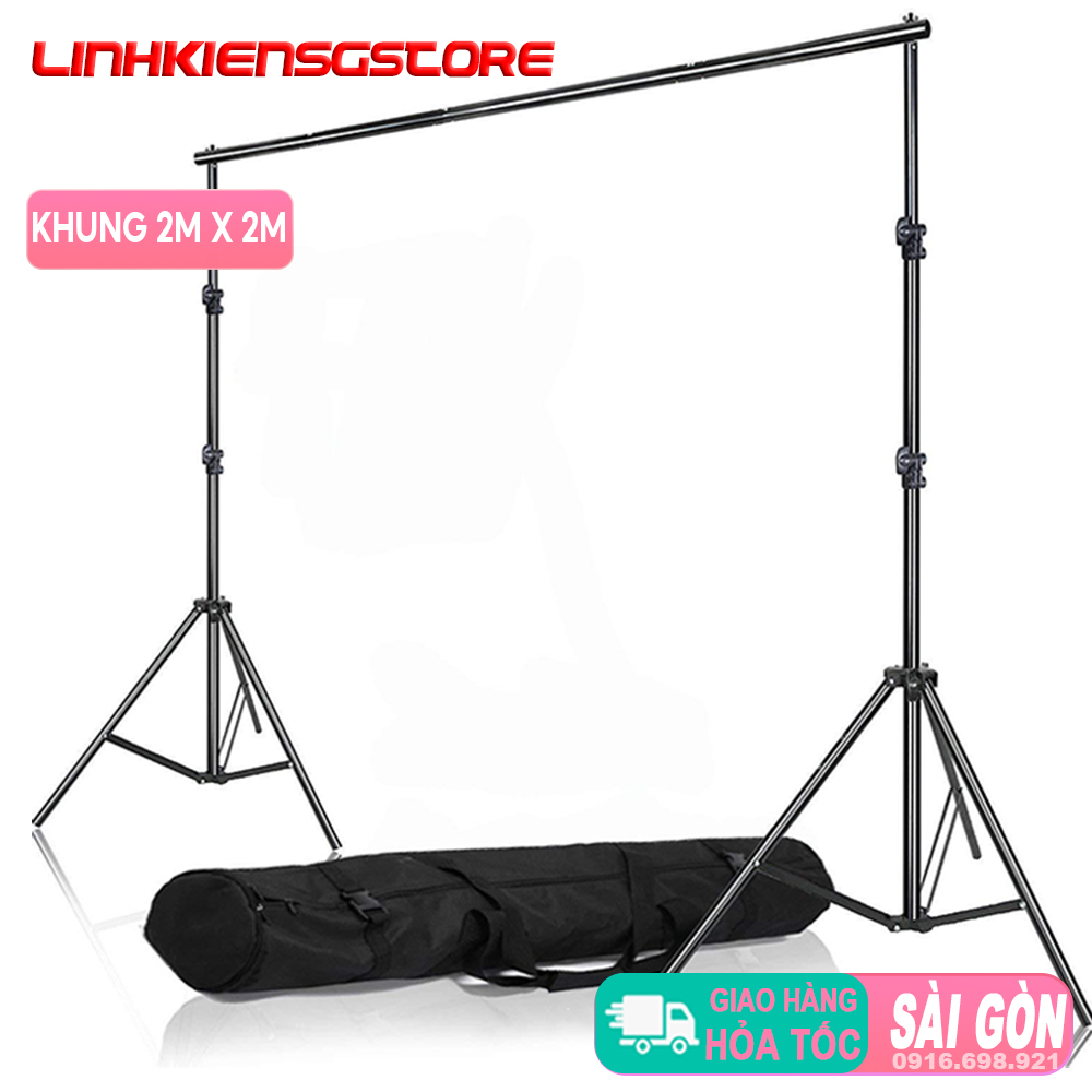 Giá Treo Phông Di Động Hình Chữ U 2 X 2M Chụp Hình Tiện Lợi {{limhkiensgstore}}