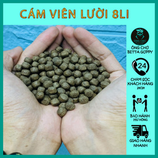 [Mã WCP04 giảm 20% đơn 100.000Đ] Cám viên lười 8li - Thức ăn cho cá Betta và Guppy - Dinh dưỡng cao