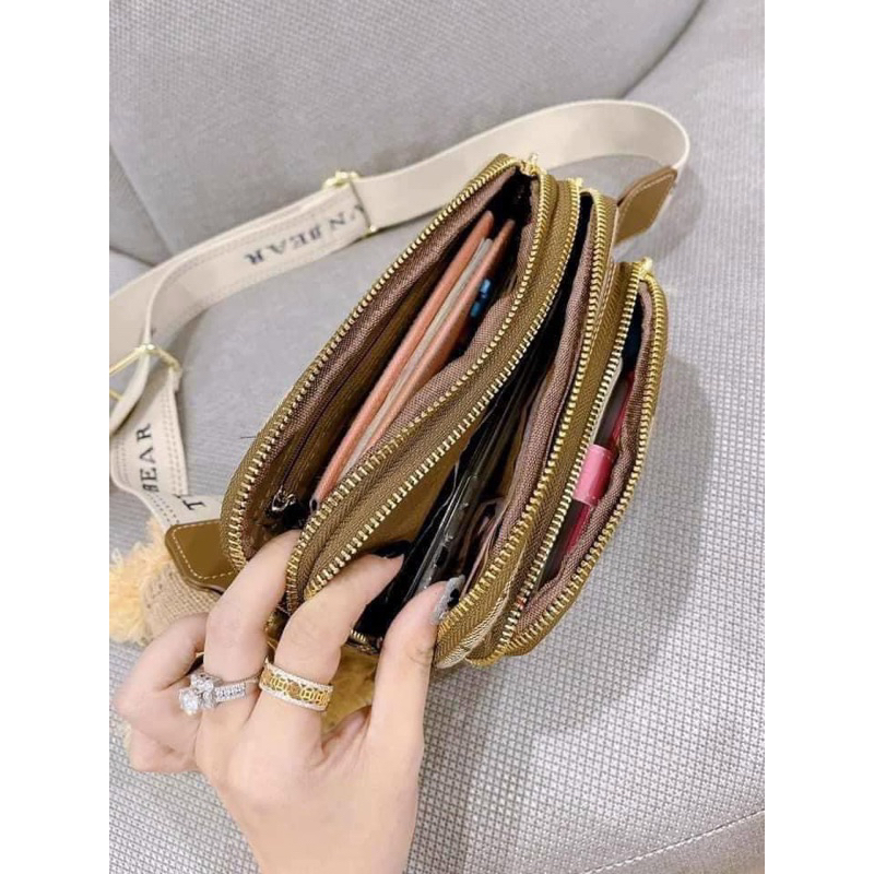 Túi đeo chéo gấu ttwn thái lan sẵn ship