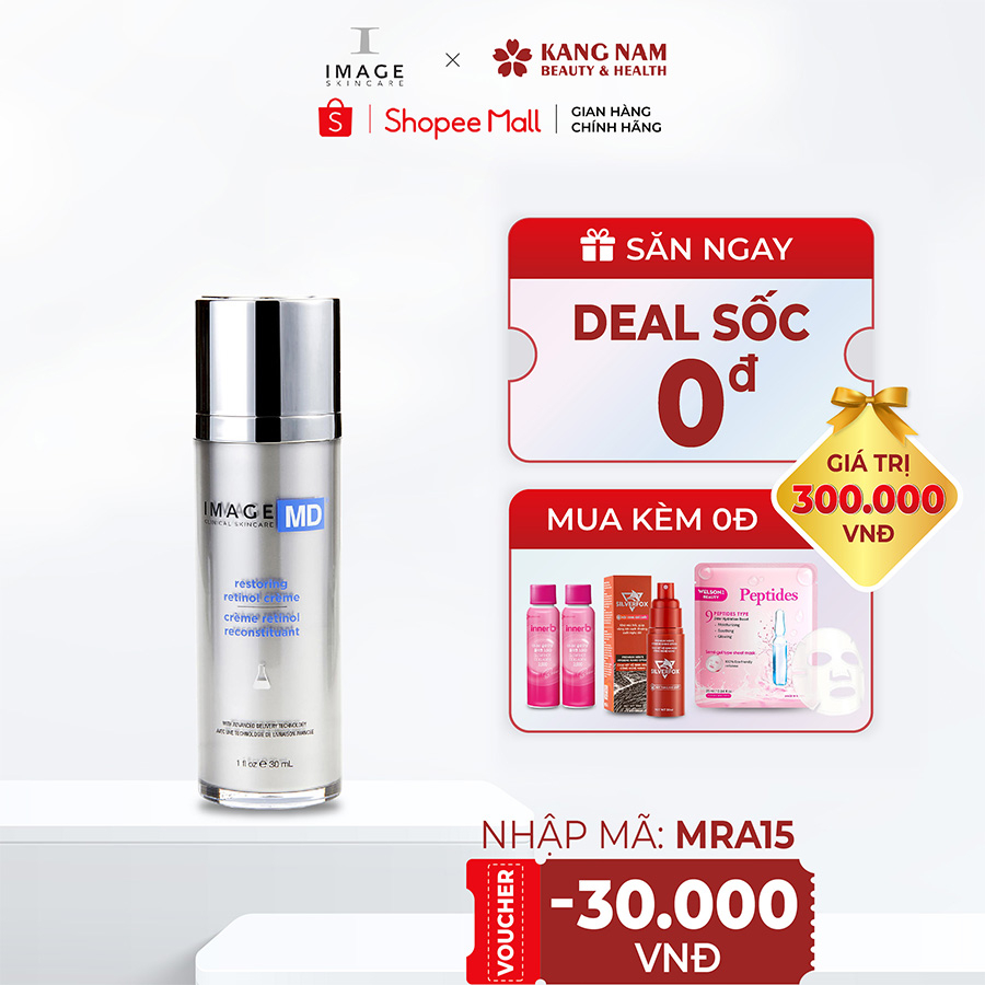 Kem Trẻ Hóa Da, Giảm Thâm Nám Image MD Restoring Retinol Creme 30ml