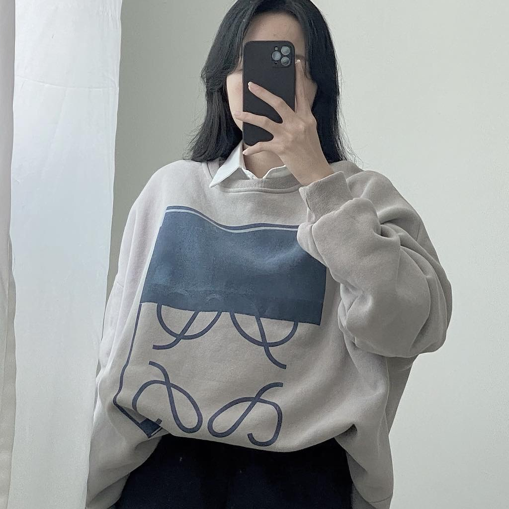 Áo Sweater In Hình Áo Sweater Nam Nữ Form Rộng Chất Cotton Nỉ Ngoại Hàng Xuất Cao Cấp Trơn Cổ Tròn Dài Tay - immin.h