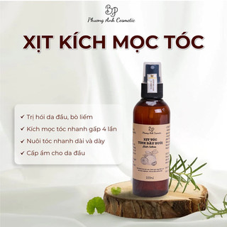 Xịt bưởi kích mọc tóc Phương Anh