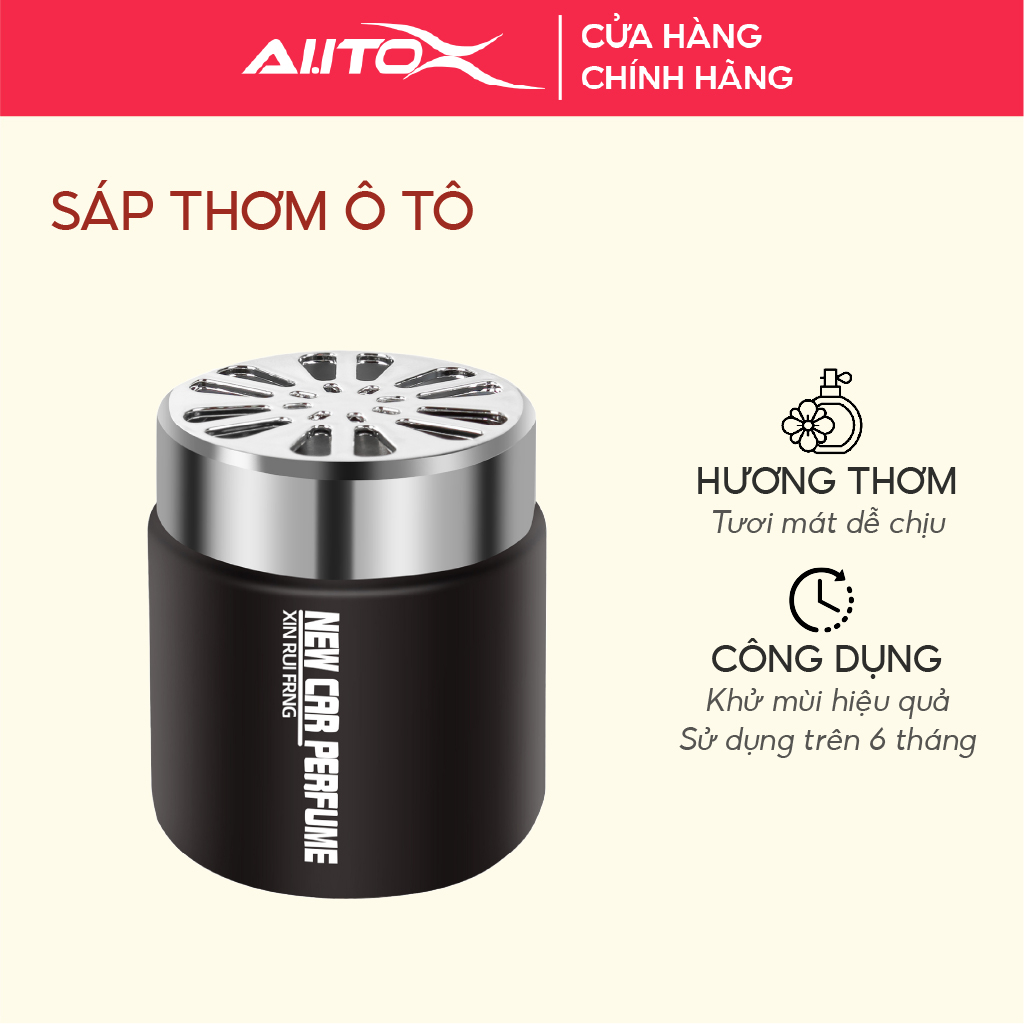 Sáp thơm xe ô tô cao cấp AutoX khử mùi xe hơi thiết kế sang trọng mùi hương dễ chịu an toàn cho sức khỏe