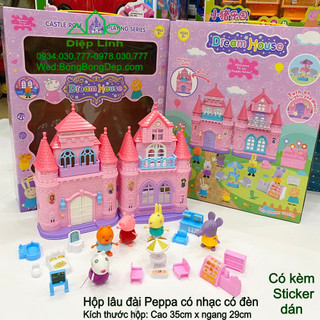 Đồ chơi nhà bếp gia đình nhỏ của peppa pig , đầy đủ phụ kiện nhà bếp