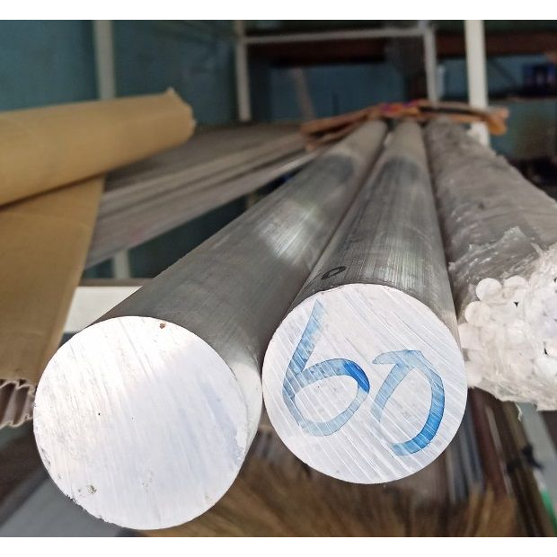 Nhôm cây tròn cắt lẻ Phi 60 - 60mm Hàn Quốc A6061-T6 / Nhôm tròn đặc D60