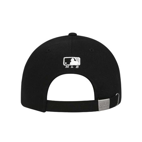 Mũ MLB Metal Logo Adjustable Cap La Dodgers Màu Đen Chữ Trắng
