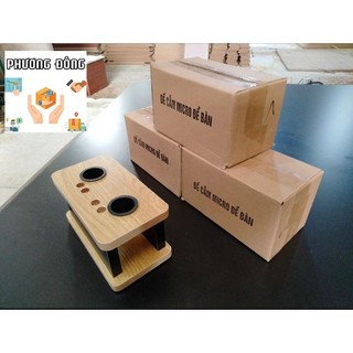 Chân Micro - Chân Micro Để Bàn - Đế Cắm Micro Để Bàn Gỗ MDF