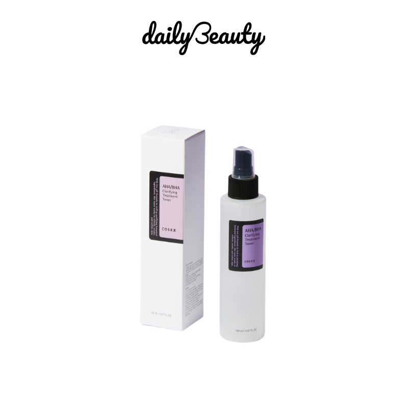 Nước cân bằng COSRX AHA/BHA Clarifying Treatment Toner 150ml tẩy tế bào chết, làm sáng da Daily Beauty Official