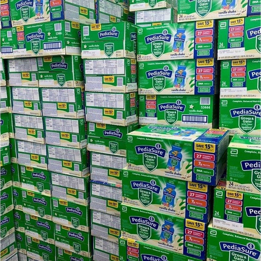 Thùng 24 Chai Sữa Pediasure Nước Fiber Chất Xơ 237ml của Mỹ