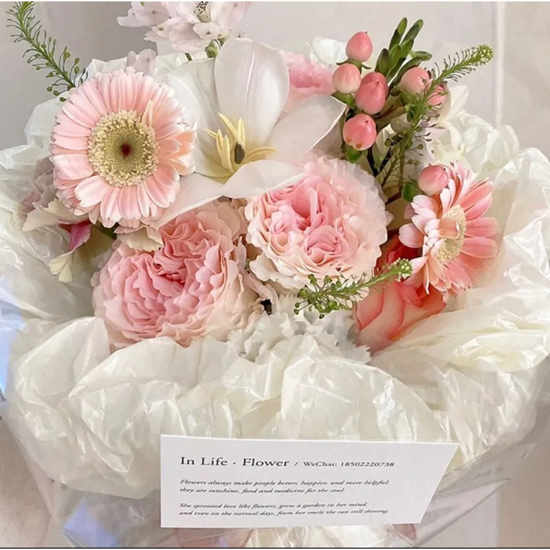 Sỉ tập 20 tờ giấy nến ánh trai gói viền hoa,gói quà