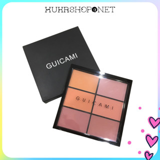 Bảng má hồng GUICAMI Pro Multi Blush Color Palette  6 ô màu đa dạng, mịn tự nhiên