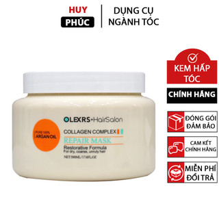 Kem ủ tóc Olexrs Hair Salon chính hãng 500ml, dầu hấp tóc Olexrs Collagen phục hồi tóc ngăn rụng tóc