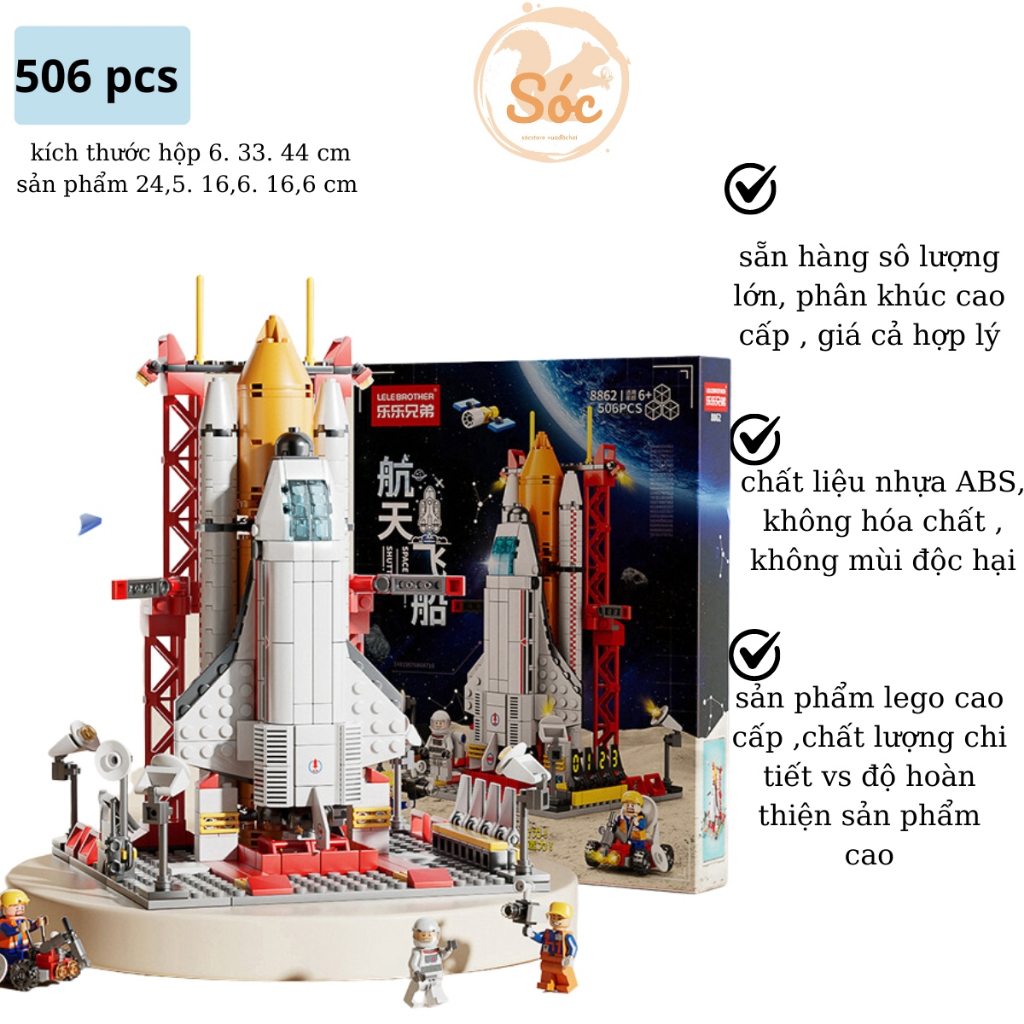 Đồ chơi Lego 1093pcs lắp ráp mô hình tàu vũ trụ không gian, đồ chơi xếp hình lego size to,đồ chơi trẻ em thông minh