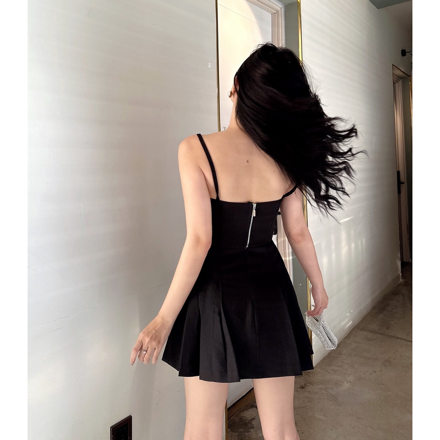 Áo croptop coset dây nhún , Peace House Clothing