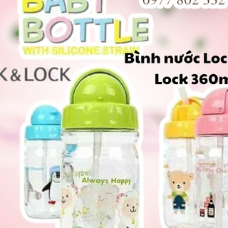 BÌNH NƯỚC LOCK & LOCK 270ml/360ml cho các bé đi học. Hàng khuyến mãi của Friso
