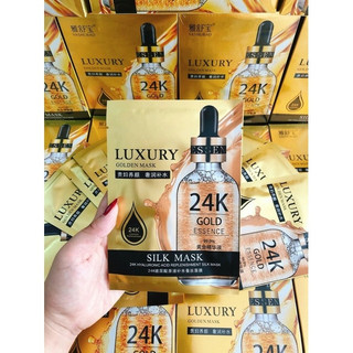 HỘP 10 Miếng Mặt Nạ 24K