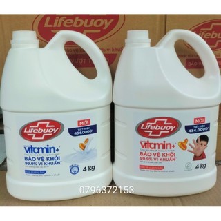Nước rửa tay Lifebuoy Chuyên dụng Bảo vệ vượt trội  (Đỏ) 4KG (MẪU MỚI)