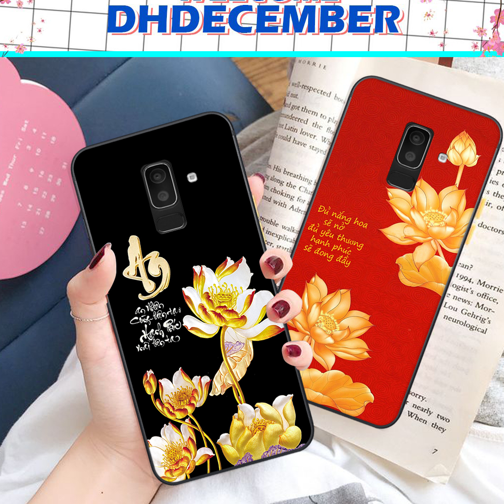 Ốp lưng Samsung A6 PLUS / J8 hình Tâm, Phúc,Hoa Sen ,Tài Lộc