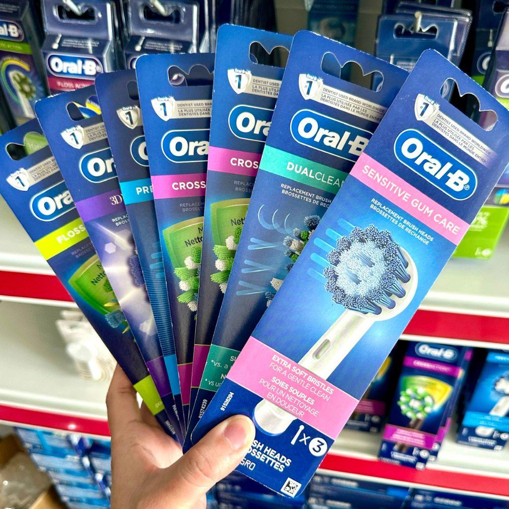 Đầu Bàn Chải Điện Oral-B Braun Cho Người Lớn - Đủ Loại Đầu Thay Thế Bàn Chải Oral-B, Vỉ 2,3,4,5 | BigBuy360 - bigbuy360.vn