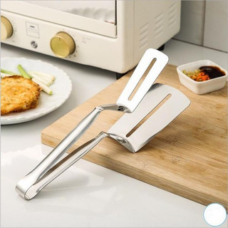 Xẻng gắp thực phẩm thông minh, Kẹp gắp thức ăn bằng inox, Dụng cụ gắp thức ăn đa năng - kẹp thức ăn
