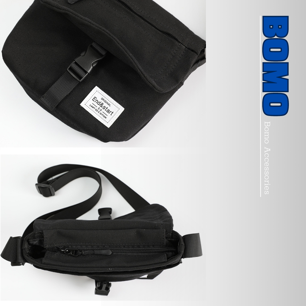 Túi Đeo Chéo Nam Nữ Mini Phong Cách Túi Messenger Mini Vải Dày 2 Lớp Đi Làm, Đi Học, Đi Chơi BM37 - BOMO