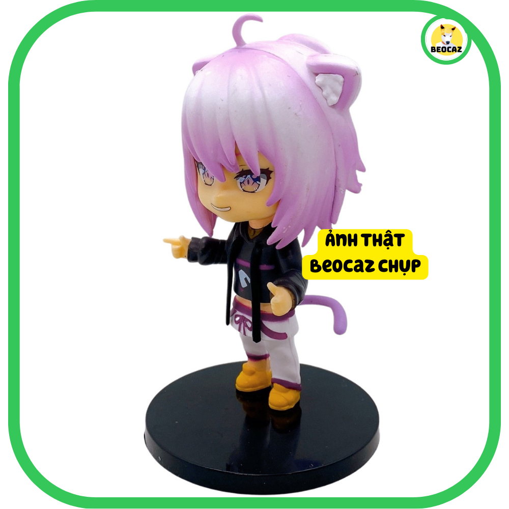 Mô hình Hololive Ookami Mio Nekomata Okayu idol dễ thương chibi Tiệm đồ chơi Beocaz Inugami Korone HiiroVTuber