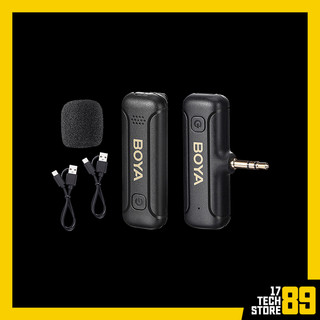 Micro không dây boya by-wm3t2 series - mic thu âm không dây 2.4ghz mini - hàng chính hãng