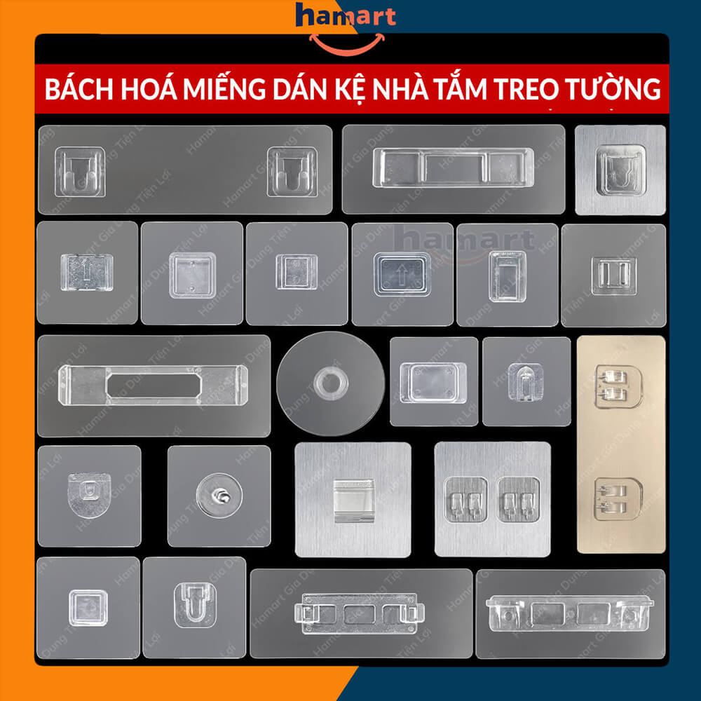 20 Mẫu Miếng Dán Kệ Nhà Tắm Treo Tường Hamart Dán Oenon Ecoco Dự Phòng Đa Năng Siêu Dính | BigBuy360 - bigbuy360.vn