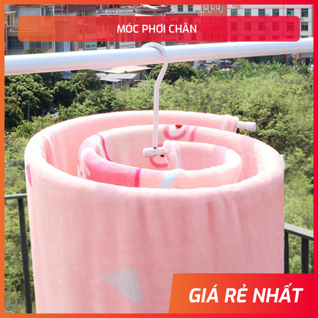 FREESHIP❤️Móc phơi chăn màn đa năng dạng xoắn thông minh giúp chăn khô nhanh chóng tiết kiệm diện tích