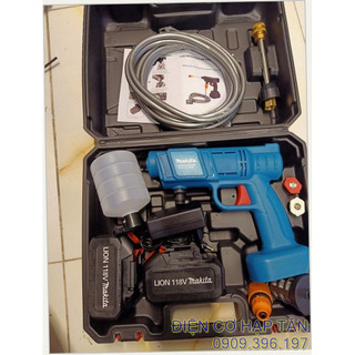 Máy phun thuốc rửa xe cầm tay makita 118v - máy rửa xe gia đình - máy xịt tưới hoa , máy rửa máy lạnh , rửa sân