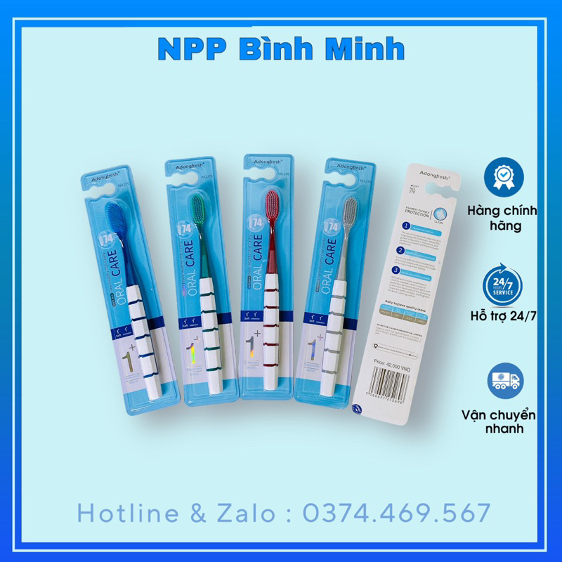 Hộp 30 Bàn chải Adongfresh lông mềm MSP 270