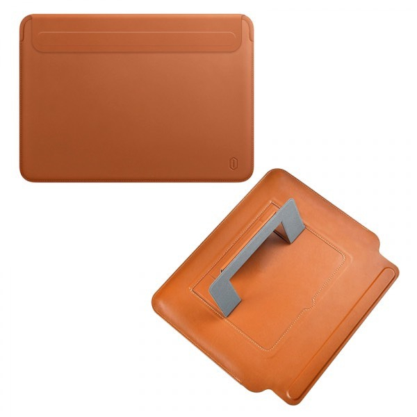 Bao da Wiwu Skin Pro Slim chống sốc, chống nước, siêu mỏng 0.3mm, tích hợp giá đỡ cho macbook  - Hàng chính hãng