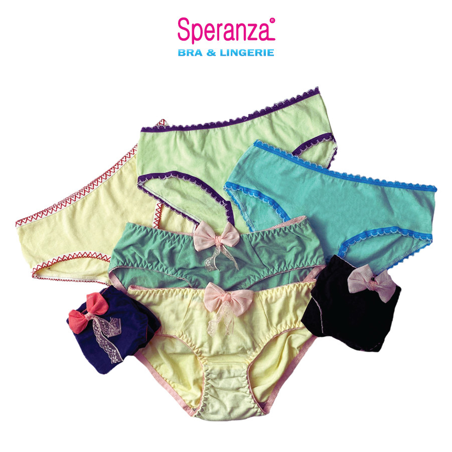 Speranza - Quần Lót Nữ Cotton Viền Ren - Thoáng Mát - Co Dãn 4 Chiều - SPQ212-042CKM