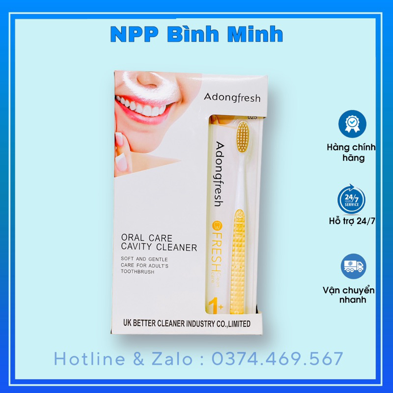 Hộp 30 Bàn chải Adongfresh lông mềm MSP 025
