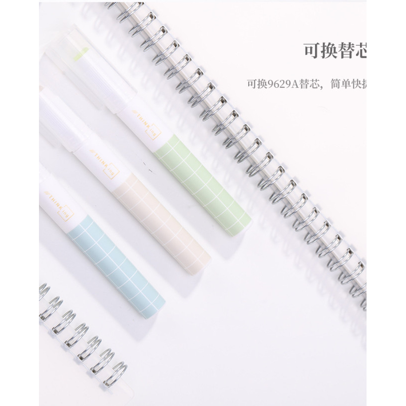 Keo khô hình cây bút  Deli No.9629 chất liệu ACR 22x120mm có refill lõi thay thế