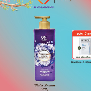 Sữa tắm dưỡng ẩm hương nước hoa On: The Body Perfume Violet Dream 500g