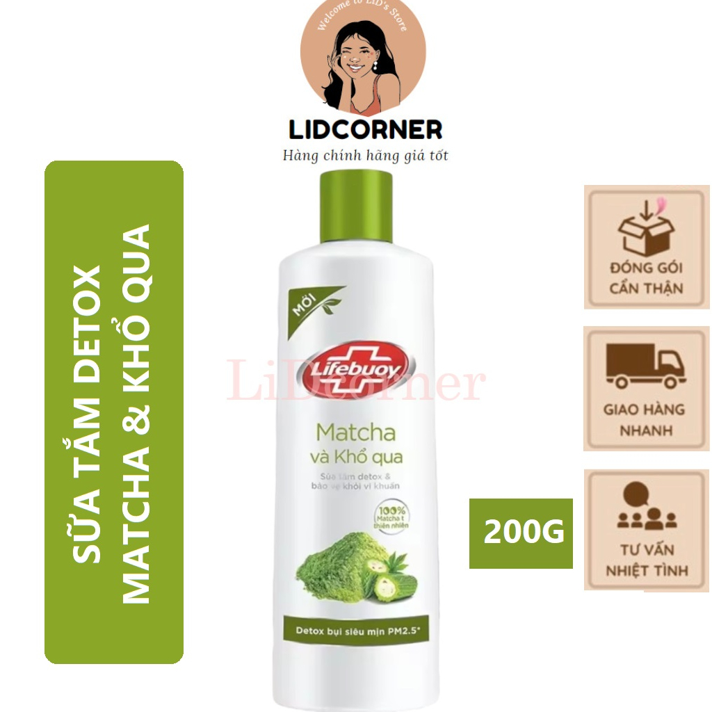 Sữa tắm Lifebuoy Detox và Bảo vệ khỏi vi khuẩn 200g /250g | BigBuy360 - bigbuy360.vn