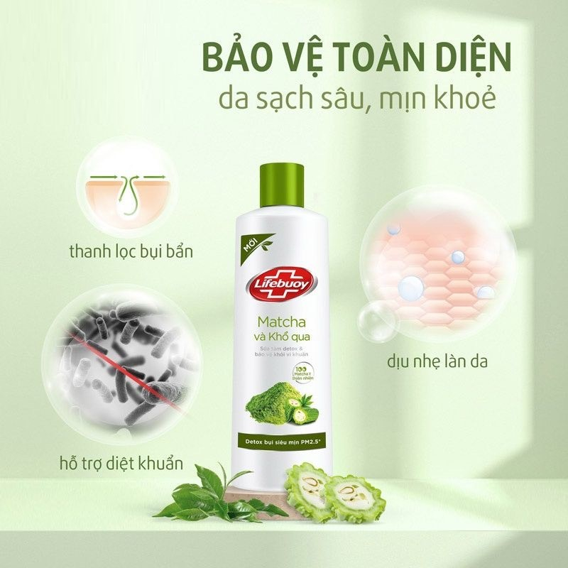 Sữa tắm Lifebuoy Detox và Bảo vệ khỏi vi khuẩn 200g /250g | BigBuy360 - bigbuy360.vn