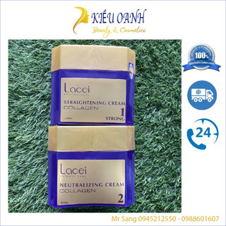 DUỖI KHÔNG CẦN KẸP NHIỆT BỘ KEM DUỖI TÓC COLLAGEN LACEI 500ml x 2 (2026)